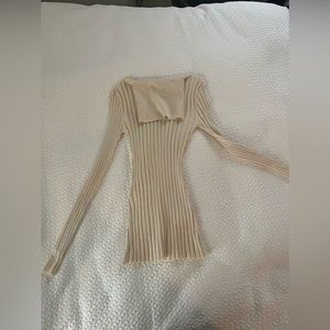 Toteme cream colored fitted turtleneck. Size M. Brand new w tags